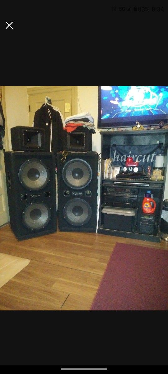 Pro Studio Dual-15" SPEAKERS