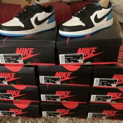 Jordan 1 Low Powder Blue GS Multiple Sizes