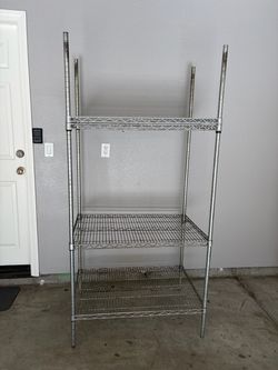 Heavy Duty Wire Shelving Units Set of 2