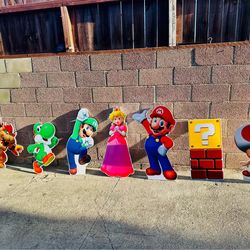 Mario Birthday Party Decorations Wedding Prom Graduation Baby Shower  Fake Grass Balloon Garland