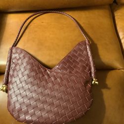 Tiffany and Fred Woven Leather Bag