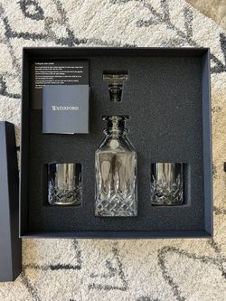 Waterford Lismore Connoisseur Decanter & Tumblers, Set of 2