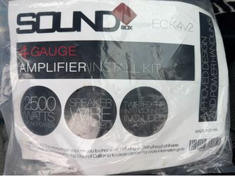 Sound Box 4Gauge Amplifier Kit