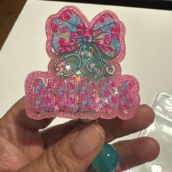 Nurse Badge Reel Shaker