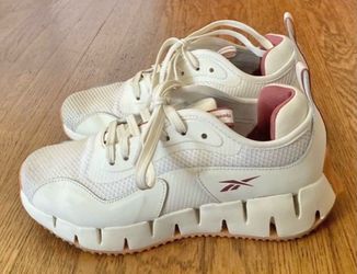 Reebok Zig Dynamica White Pink Sneakers