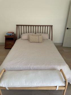 Bed and side table  combo
