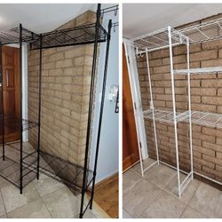 Over Washer and Dryer Laundry Room Storage and Organizer, Heavy-Duty Space Saver