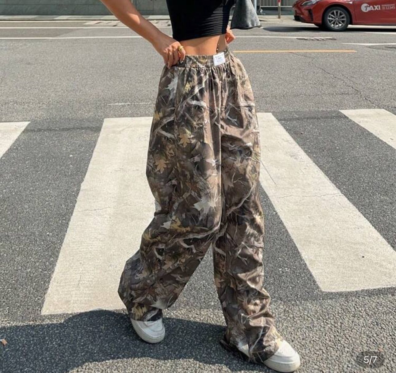 Camo Jogger Pants - Size L