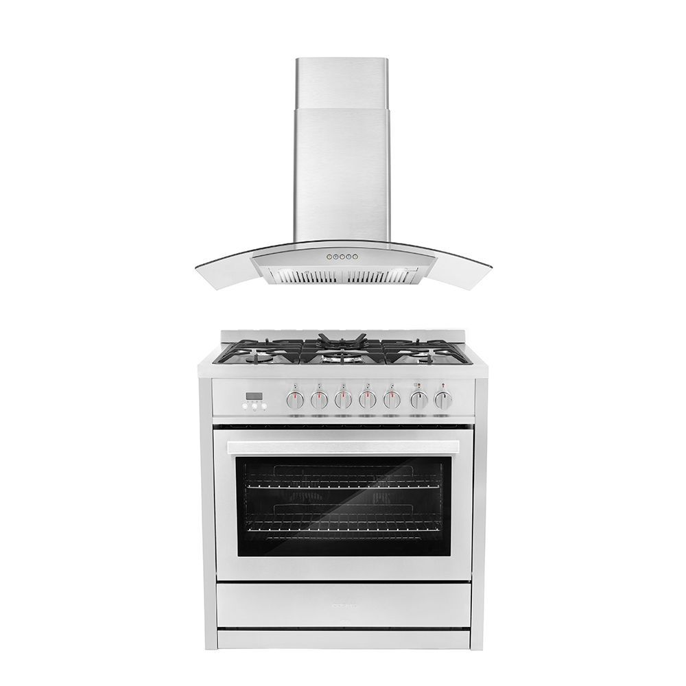 LUXURY KITCHEN APPLIANCES - New Open Box RANGE OVEN COOKTOP HOOD