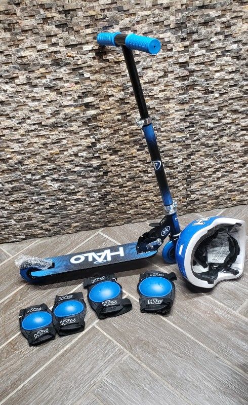 Kids Scooter With Helmet