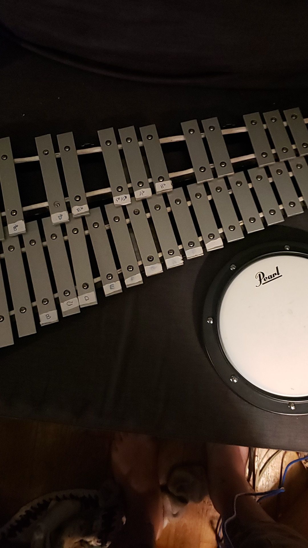 Pearl bells and snare kit