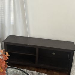 T.V ENTERTAINMENT CENTER , END TABLE