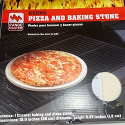 Pizza and baking stone 