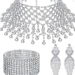 Jewelry- Crystal-Bridal necklace Set