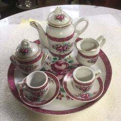 Nantucket Home Miniature Tea Set