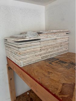 Travertine slabs