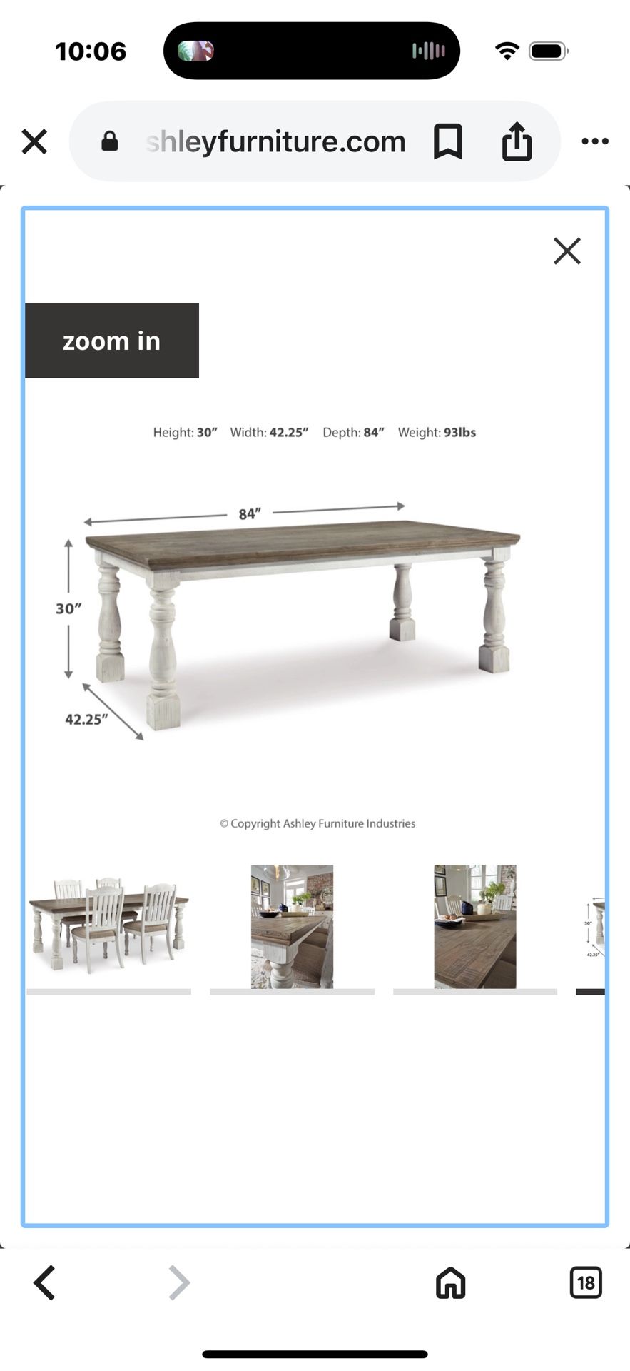 Dining Table