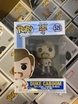 Funko POP Vinyl Movies Animation Disney Pixar Toy Story 4 Duke Caboom Keanu Reeves figure 529