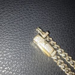 14K 8.8G Cuban LINK CZ 