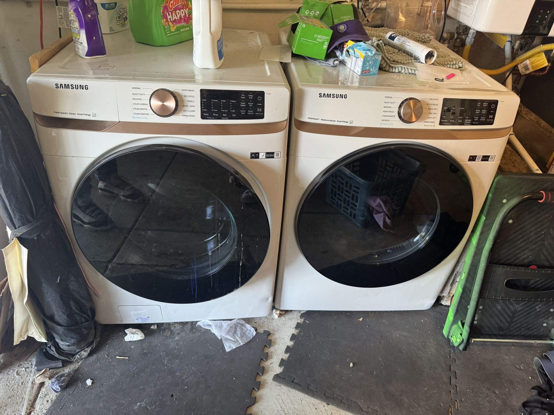 Samsung Front Loading Washer & Dryer