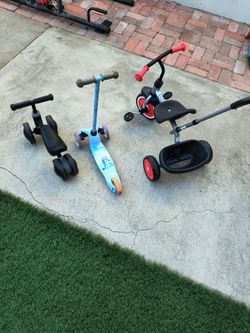 Kids Toddler Ride-On Toys Bundle of 3