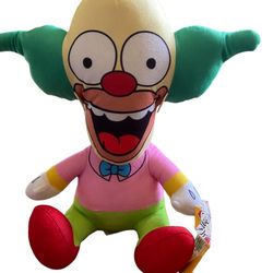 The Simpsons Krusty The Clown Plush Stuffed Doll