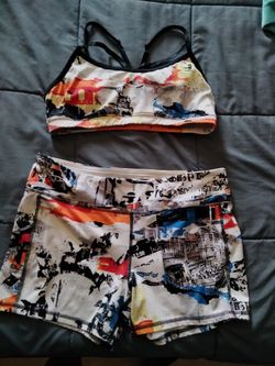 Forever 21 Sports Bra And Shorts Set