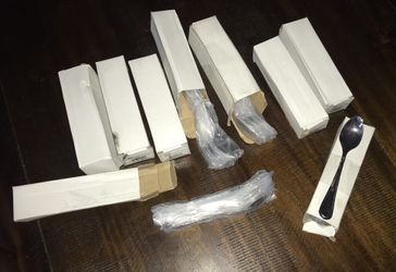 108 STEELITE 6 3/8in TEA SPOONS. 