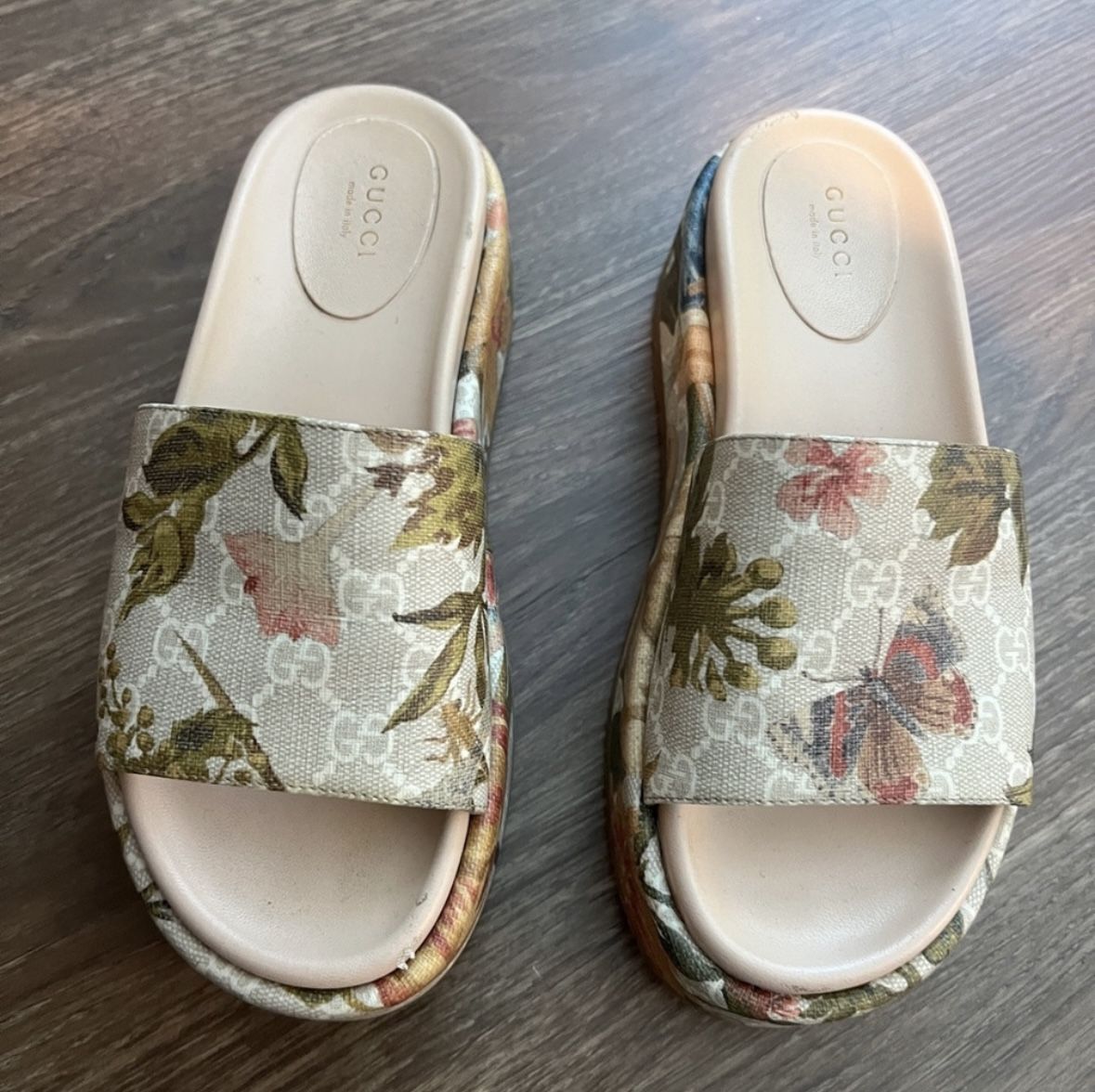 Gucci Platform Slides
