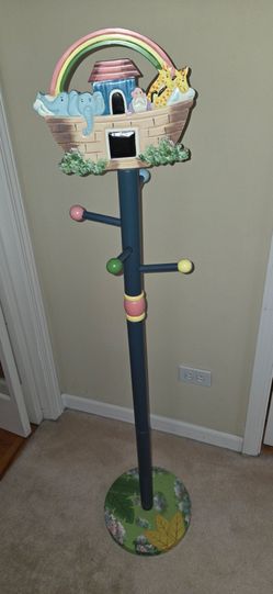 Kids Wooden Handpainted Coat Hanger