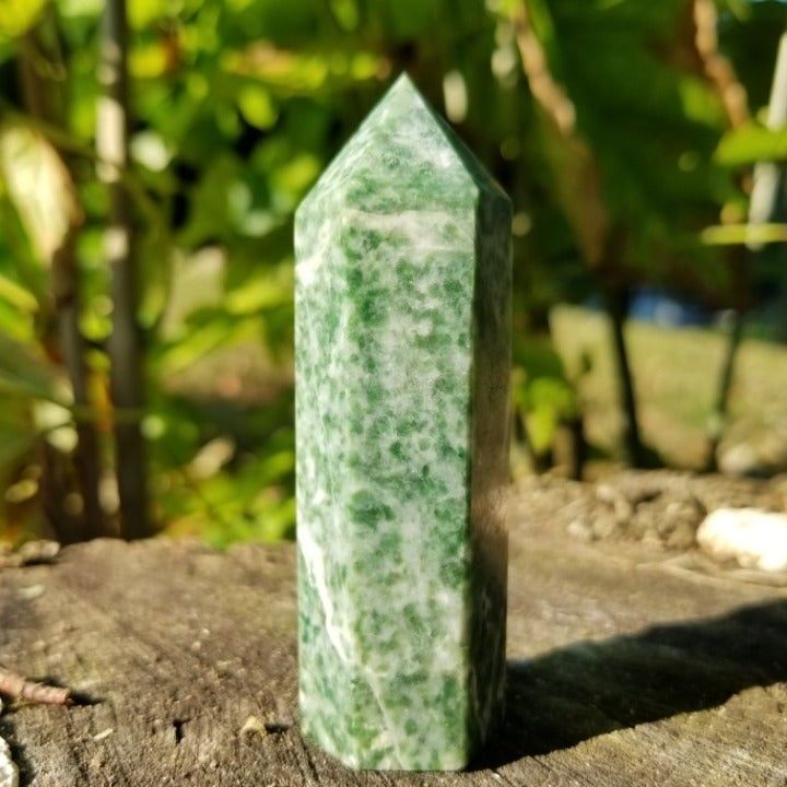 Tree Agate Terminated Point, Tower