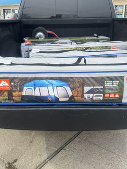 Ozark Trail 13' x 9' 8-Person Cabin Tent with LED Lighted Poles, 32 lbs