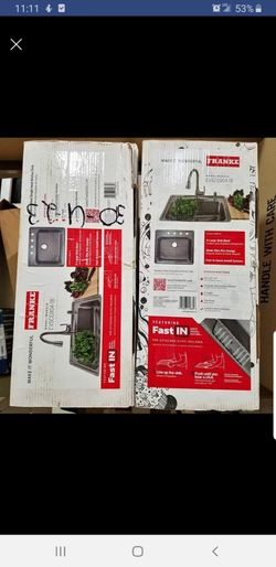 $125 BRAND NEW SINK IN THE BOX NEVER OPEN