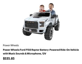 Power Wheels Ford F-150  Raptor