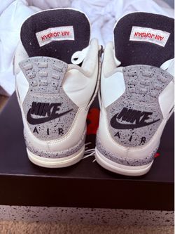 Jordan 4 white cement men’s 8.5