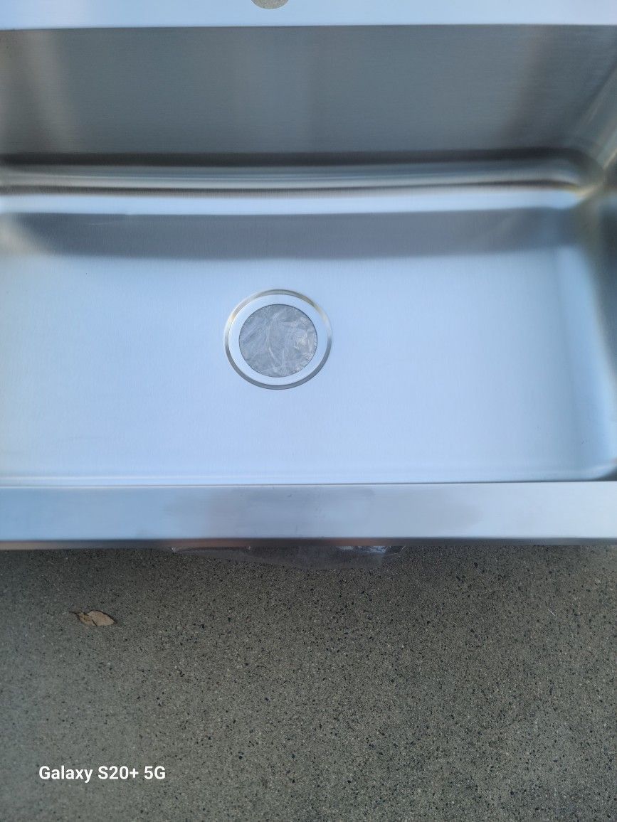 33" Single Bowl Dual Mount