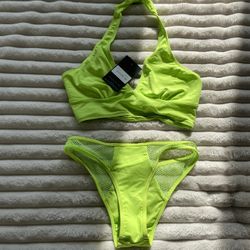 NWT Neon Green bikini