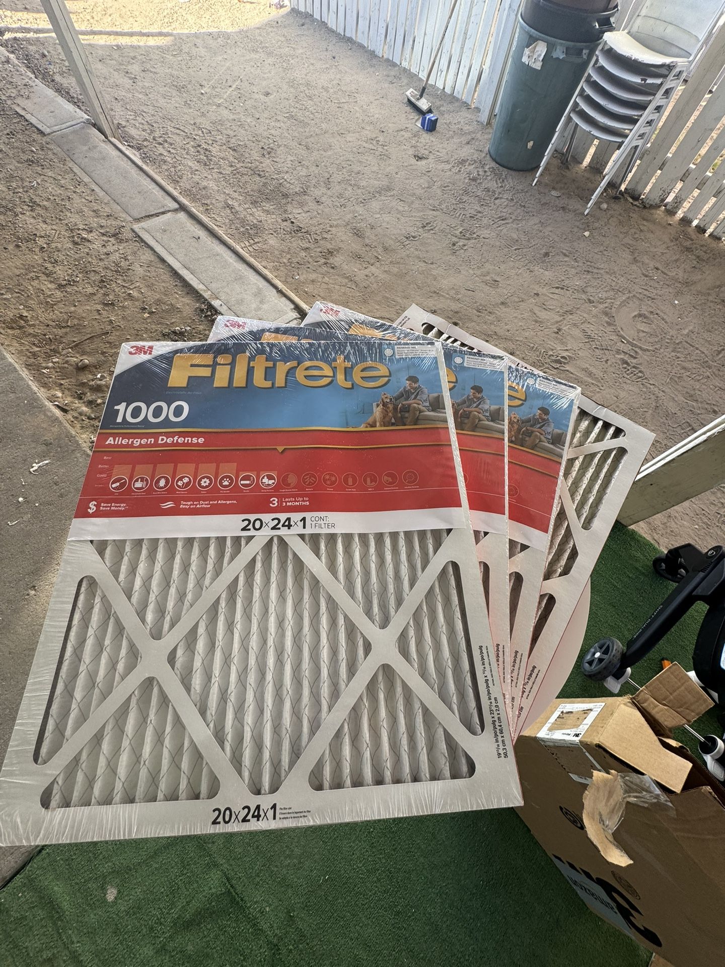 filtrete electrostatic air cleaning filter 20x24x1