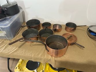 Copper pots