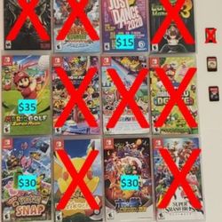 Nintendo Switch Games - From $15