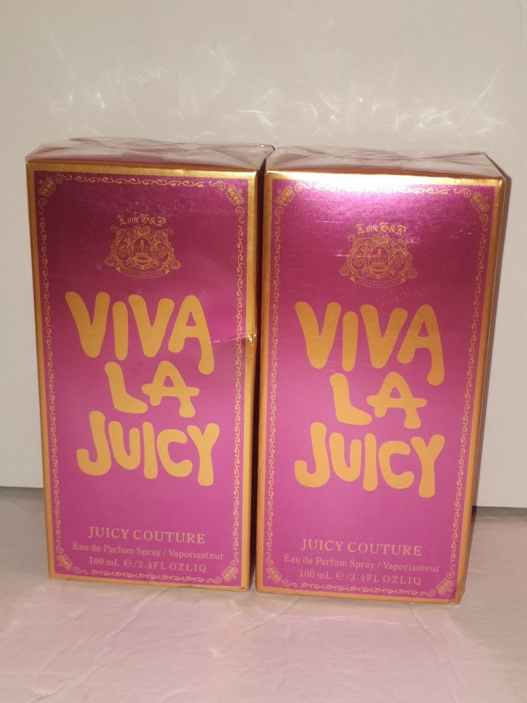 (2) Viva La Juicy by Juicy Couture Eau de Parfum Sprays 3.4 FL OZ
