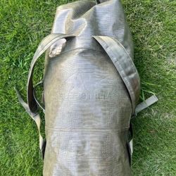 Green and khaki army Warhide backpack(dfcg)11