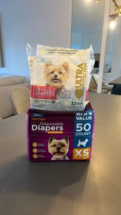 Pet disposable diapers for female XS