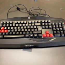 Cyberpower PC Keyboard Red/Black 