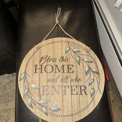 Bless This Home Sign