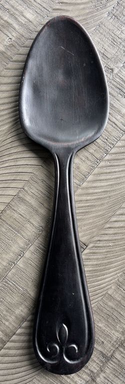 (1) Black Spoon Wall Decor: