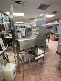 Auto-Chlor Model A4 WaterSaver commercial low-temperature door-type dishwasher,