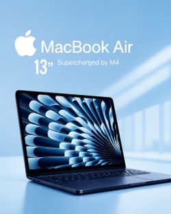 ⭐️ BRAND NEW MacBook Air 13” Laptop M4  | Midnight  Blue