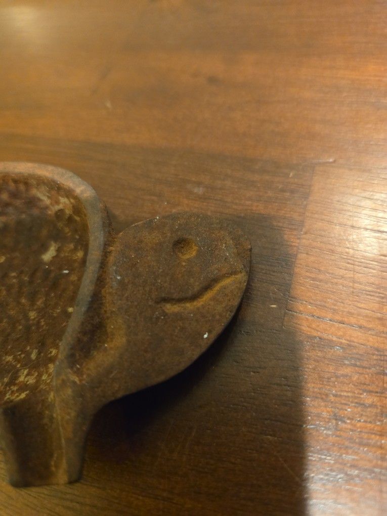 π’ Cast Iron Turtle Tray β Vintage Rustic Look