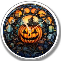 Wicked Jack-o'-lantern Clock